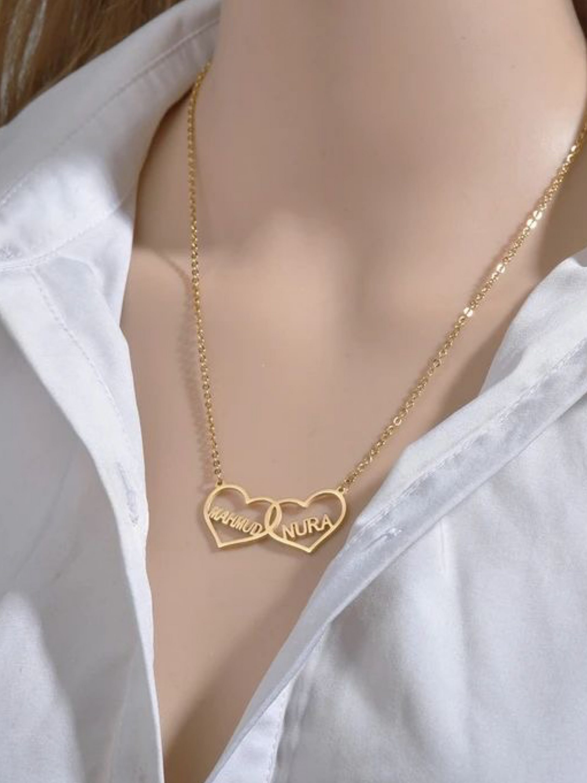 Couple Name necklace