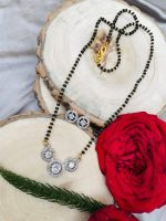 Circle American Diamond Mangalsutra - Image 2