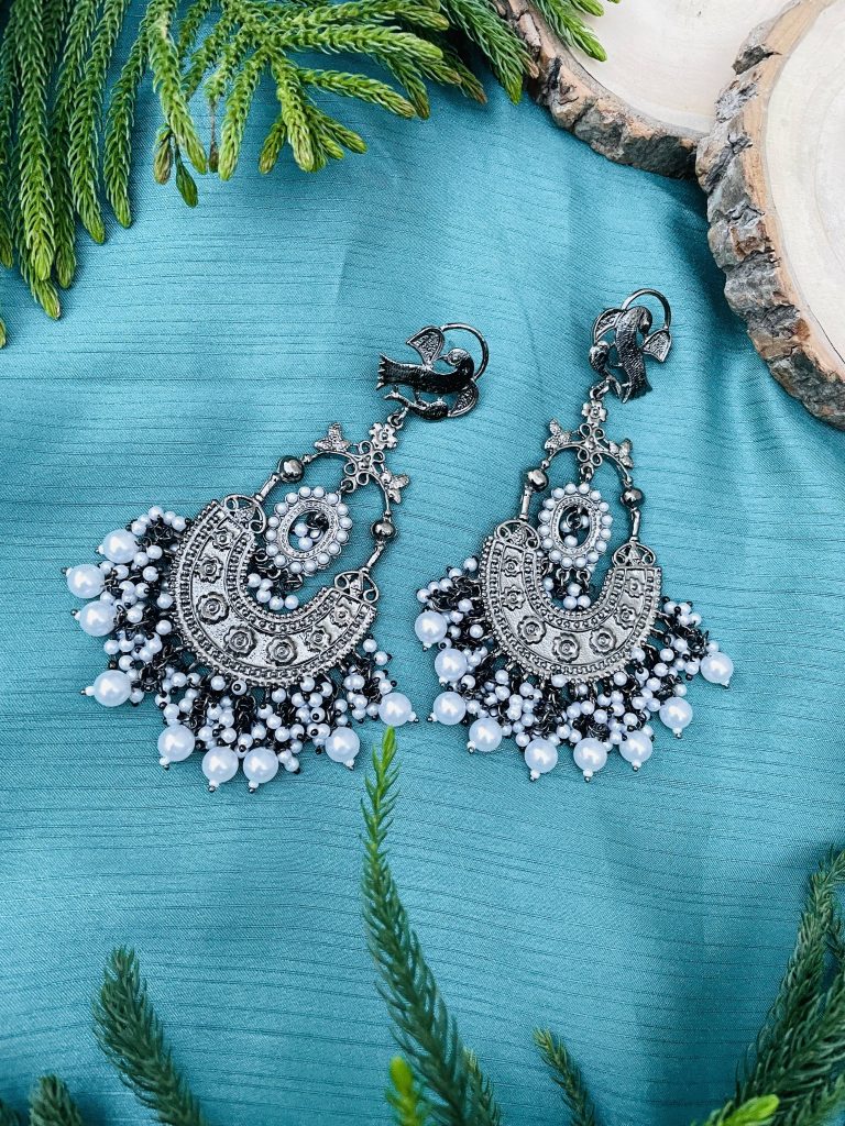 Sabeena Handmade Silver Earrings