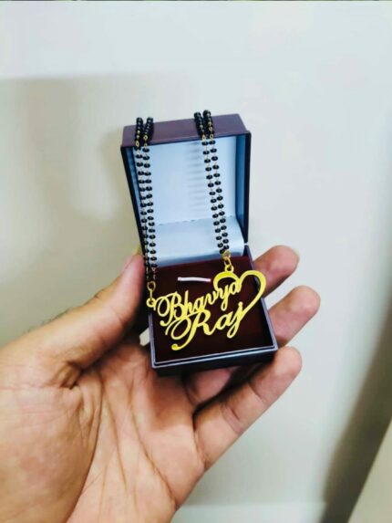 Customised name mangalsutra