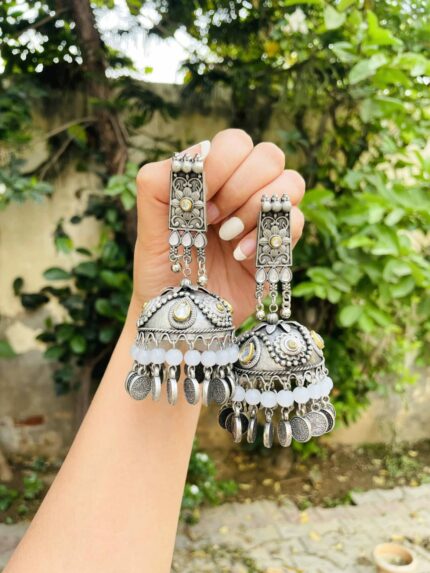 Teena jhumka earrings