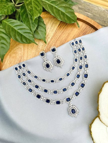 Necklace Set -Double Layer Diamond Collar Necklace | Diamond Store –  YESSAYAN.com