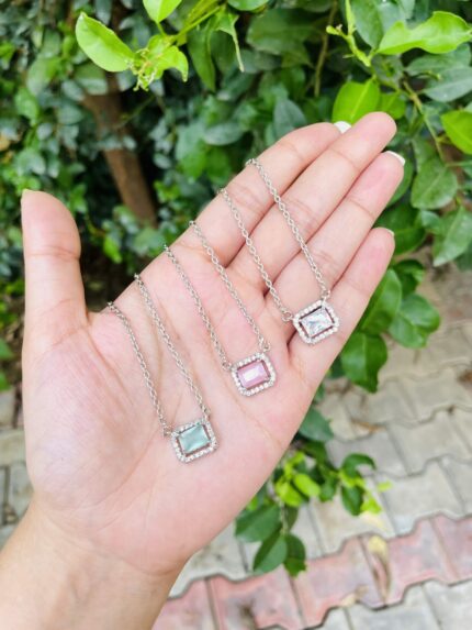 Square necklace