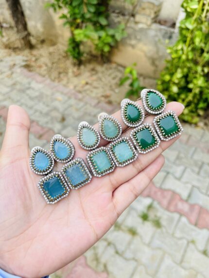 Survani brass earrings