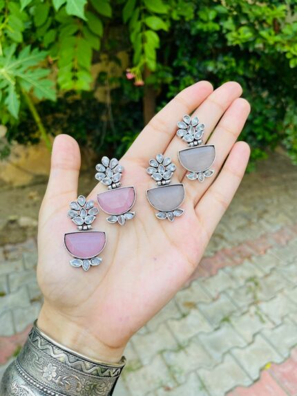 Sati brass earrings