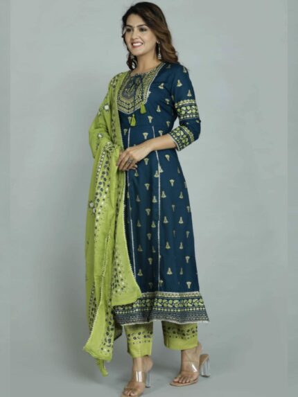 Pant suit with dupatta