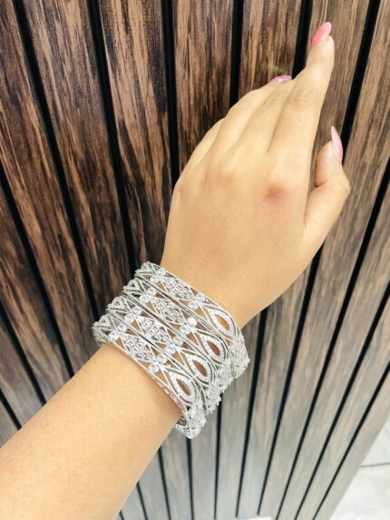 Square ad kade pair silver