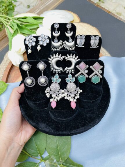 Office or regular wear combo of 7 earrings