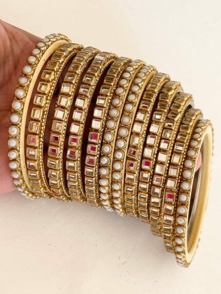 Mirror bangles one set