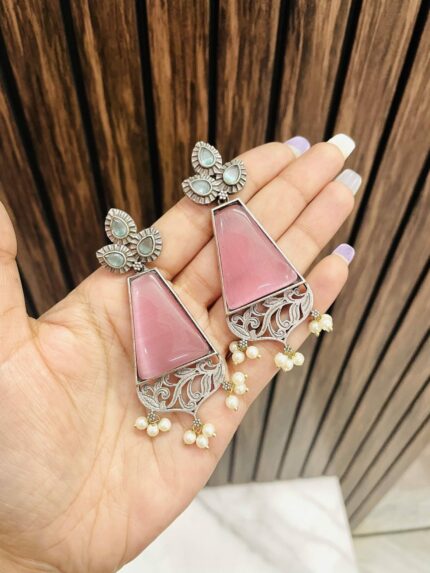 Minal brass earrings