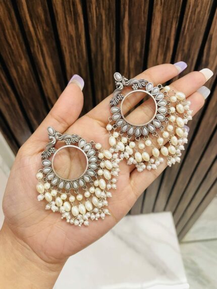 Sarana brass earrings