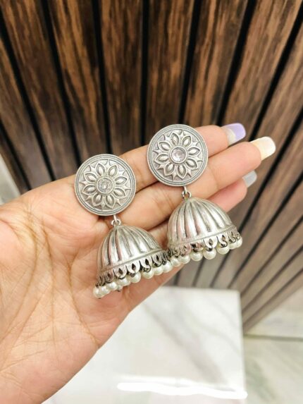 Chanya brass jhumka