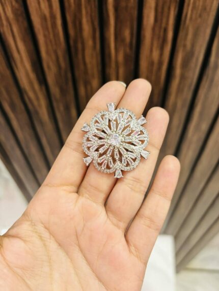 Star with Flower ad ring