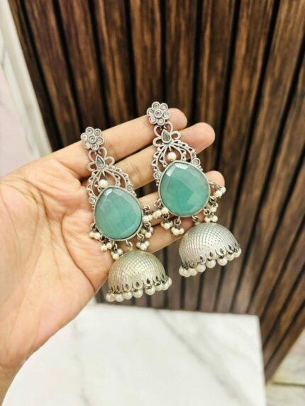 Dipal brass jhumka