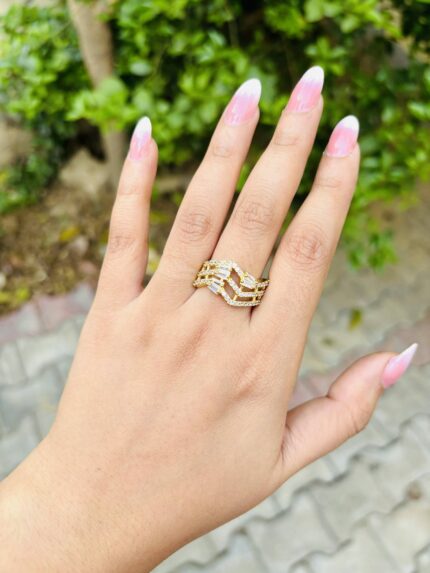 Sarna ad gold ring