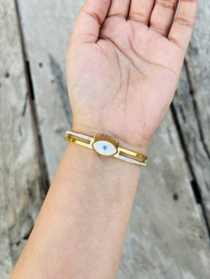 Evil eye Gold plating bracelet Anti tarnish