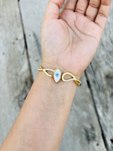 Evil eye Gold plating bracelet Anti tarnish