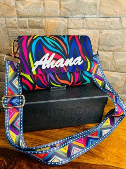 Multi Print Flap bags
