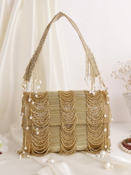 Saloni sling bag golden