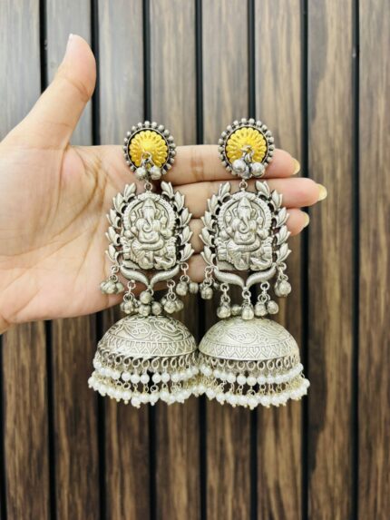 Ganesh brass Jhumka