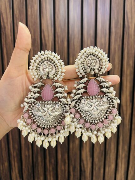 Shalini brass earrings
