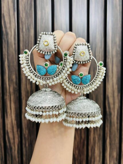 Arvi brass jhumka