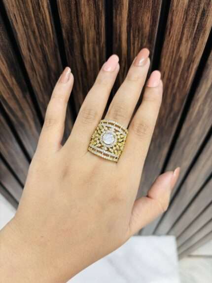 Saloni ad ring gold