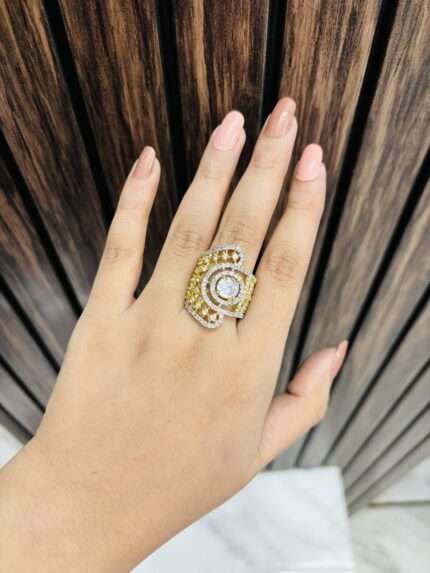 Shalini ad ring gold