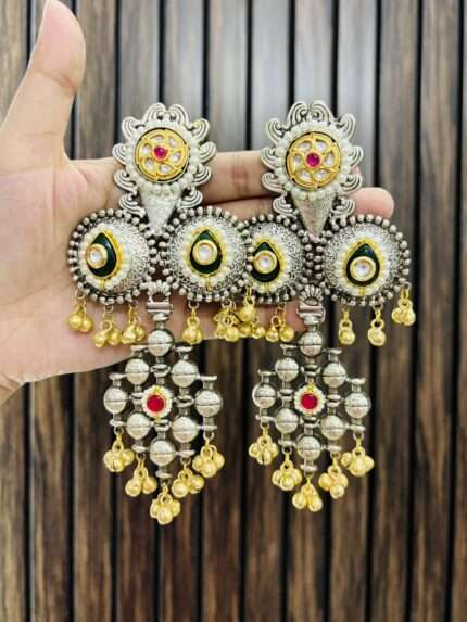 Bibbo jaan brass earrings