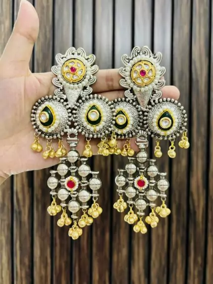 Bibbo jaan brass earrings