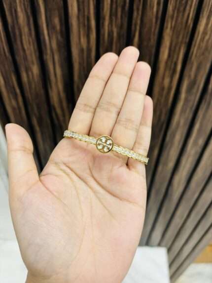 Tree pattern anti tarnish bracelet