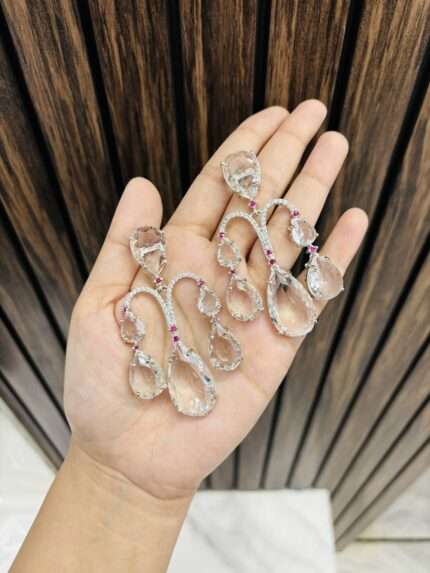 3 Drop ad earrings