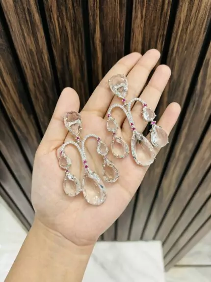 3 Drop ad earrings