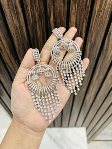 Circle 3 jhumki ad earrings