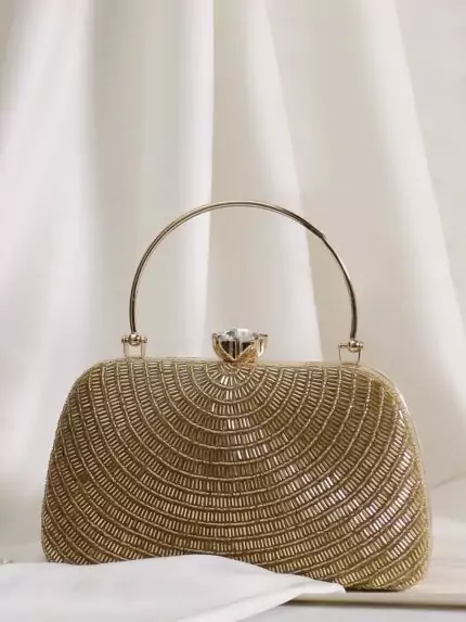 Designer Katdana Clutch with Handle