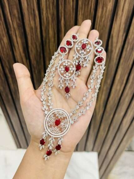 Shital ad necklace Ruby