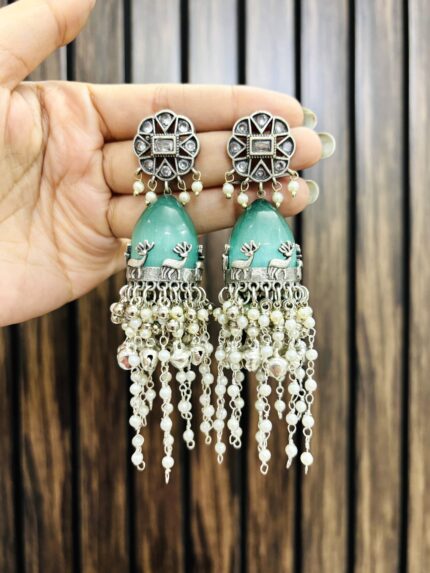 Ashu brass Earrings Mint