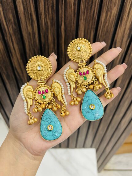 Srushti brass Earrings