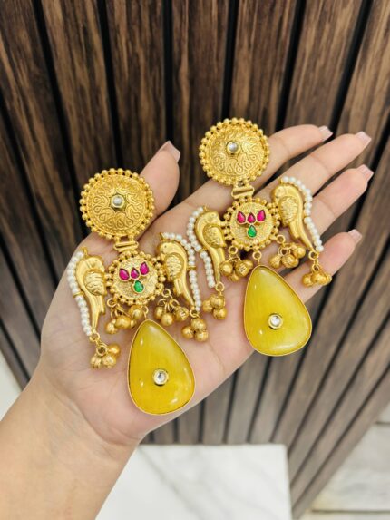 Srushti brass Earrings
