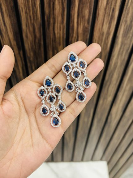 Urvashi Ad earrings Blue