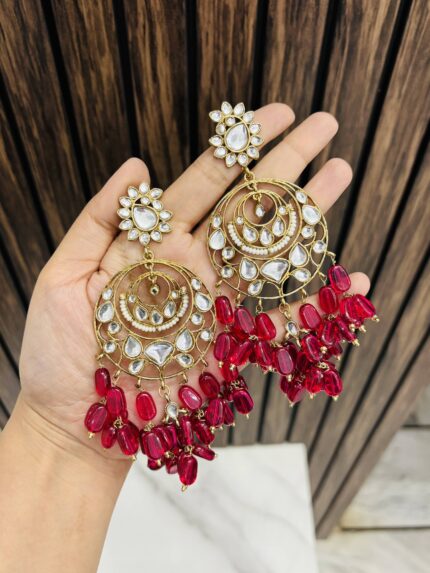 Shubhangi earrings Ruby