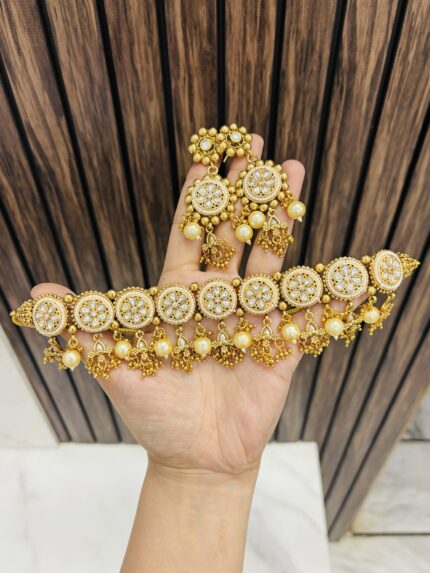 Suraksha gold a like necklace