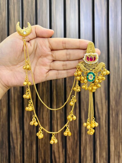 Ashvika kashmiri brass earrings