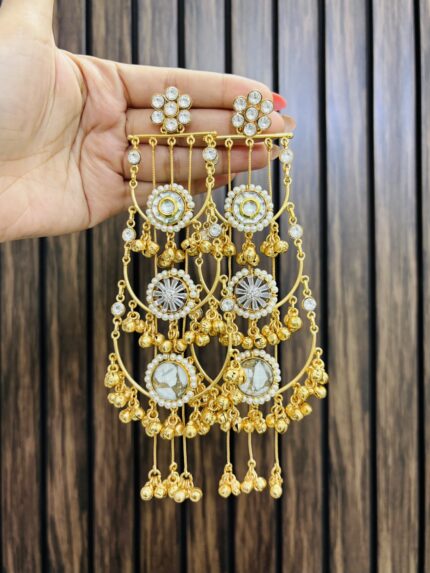 Rasia kashmiri brass earrings