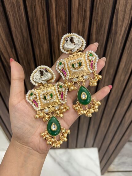 Marisha Earrings Green
