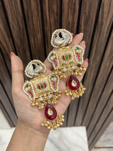Marisha Earrings Ruby